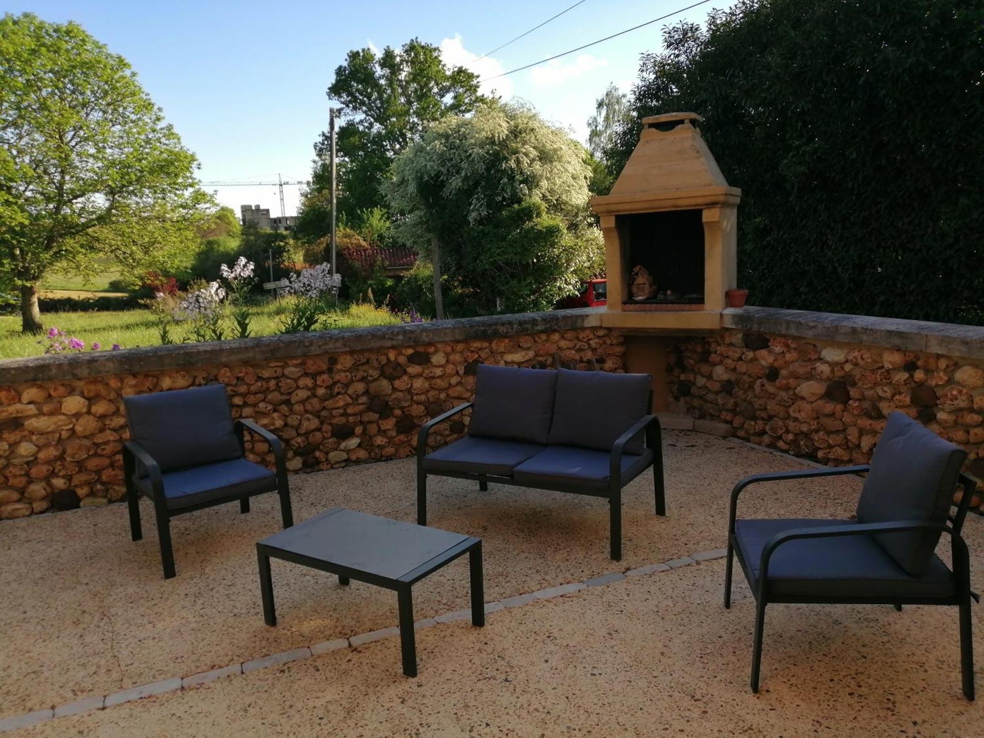 Gite Les Mareillauds - Piscine Salon Rum bild
